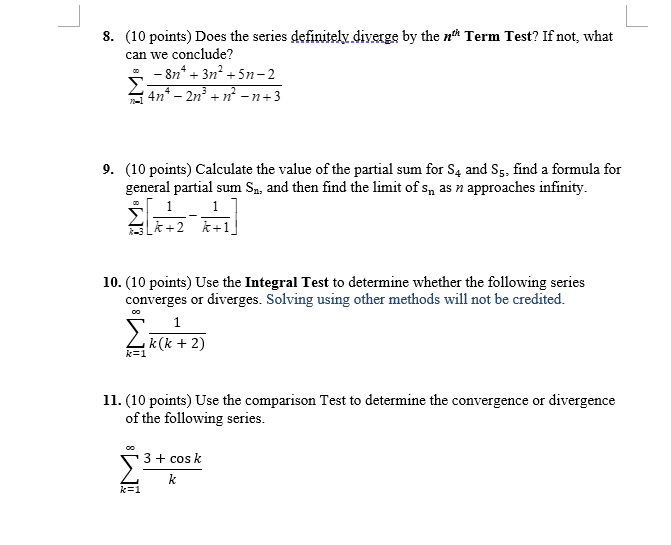 Term Test? If not, what can we conclude? -8n* + 3n' +5n-2