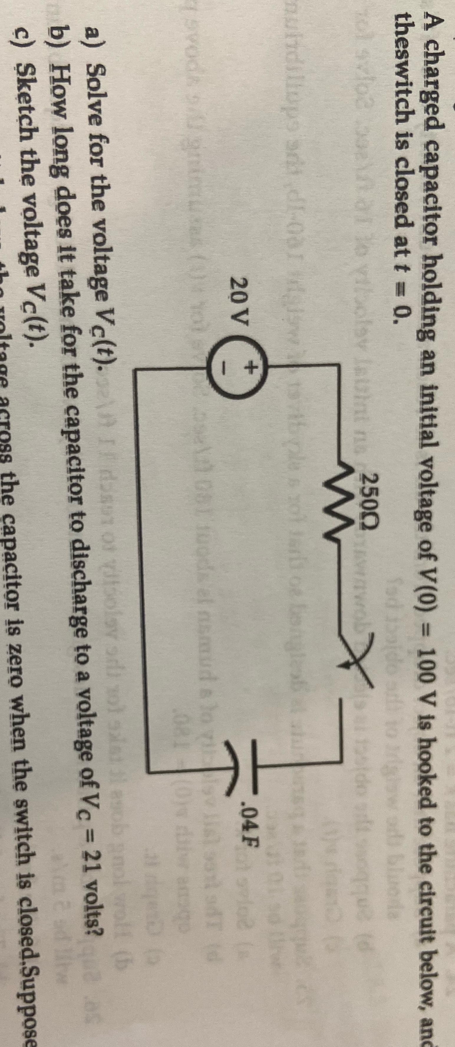 CALCULATIONS AND SCRATCH WORK USED TO SOLVE! To check your work Here