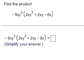 \fBy multiplication, show that (x + y) is not equal to