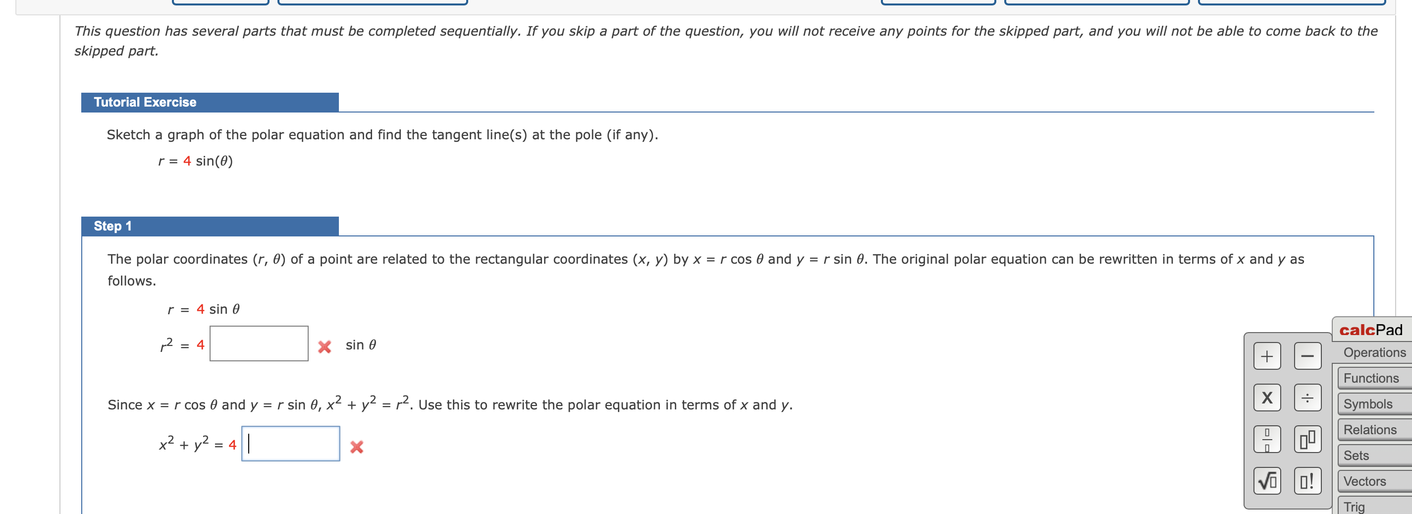 you skip a part of the question, you will not receive any