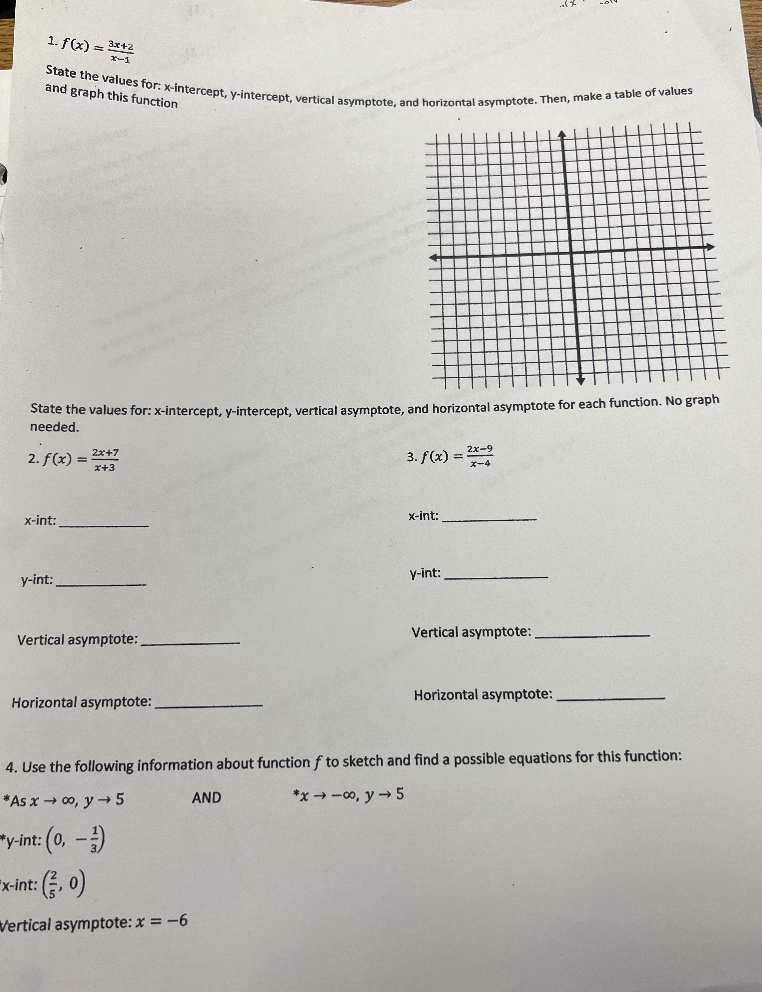 Hoping a pre calculus tutor can help me with problems 1-4.