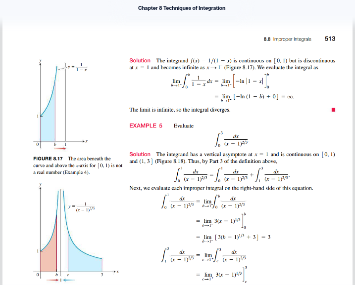 for this case. Integrals that seem proper may be improper, and this