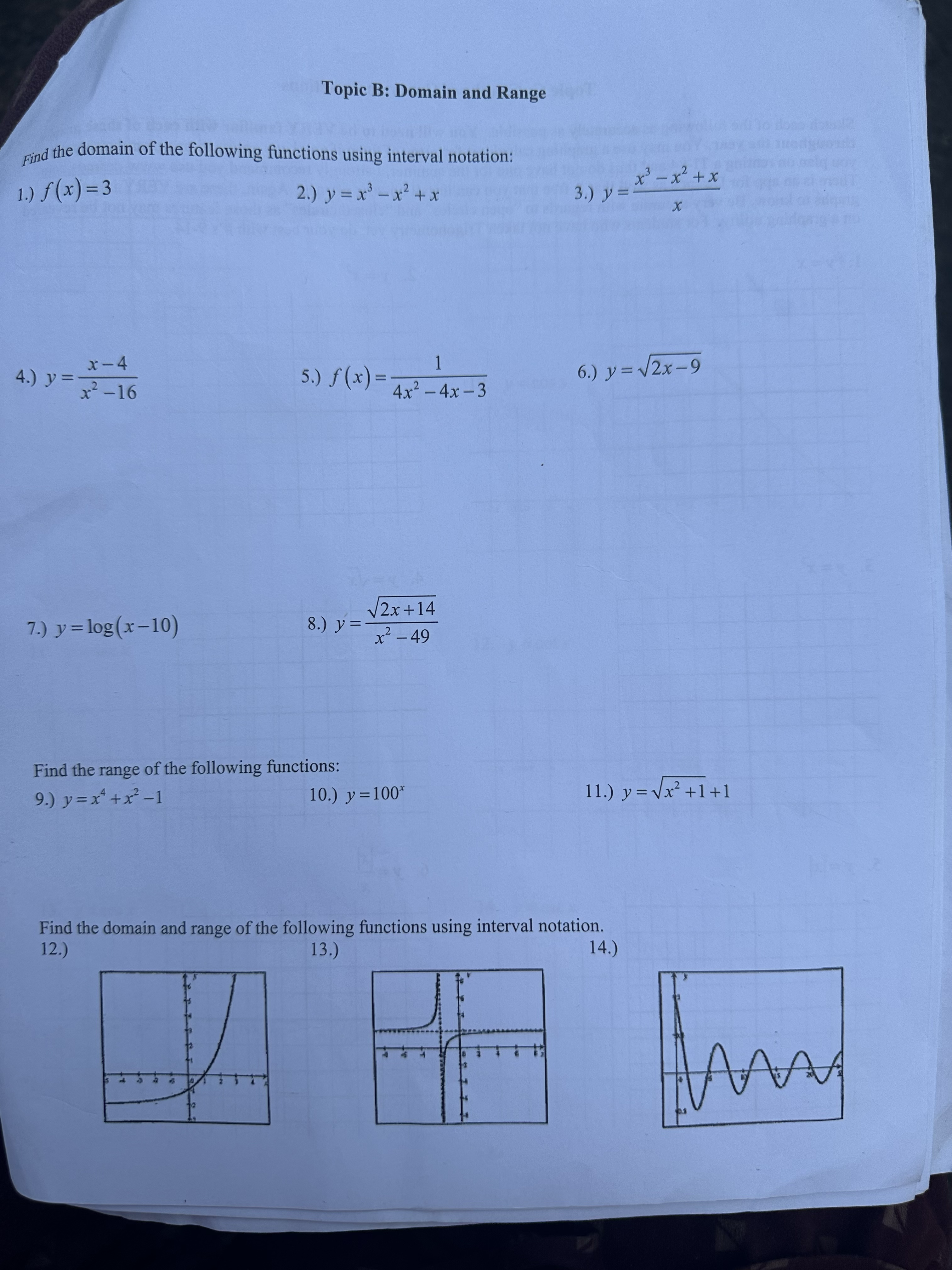 If f (x) = 4x -x2, find: C. ) f(xth ) -