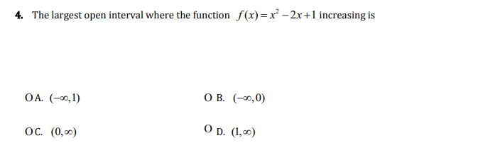 know the answer is D but I don't understand why? 4. The