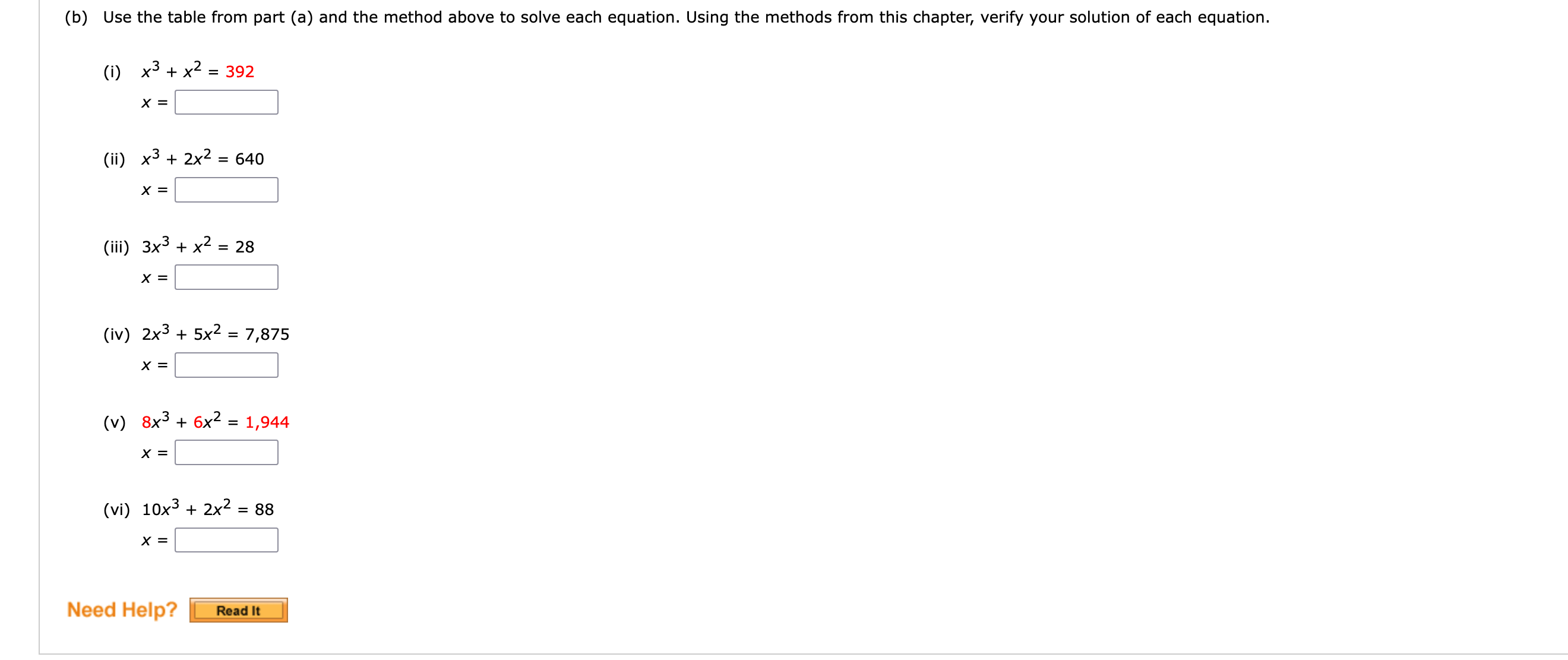 solved polynomial equations by referring to tables of values. One such table