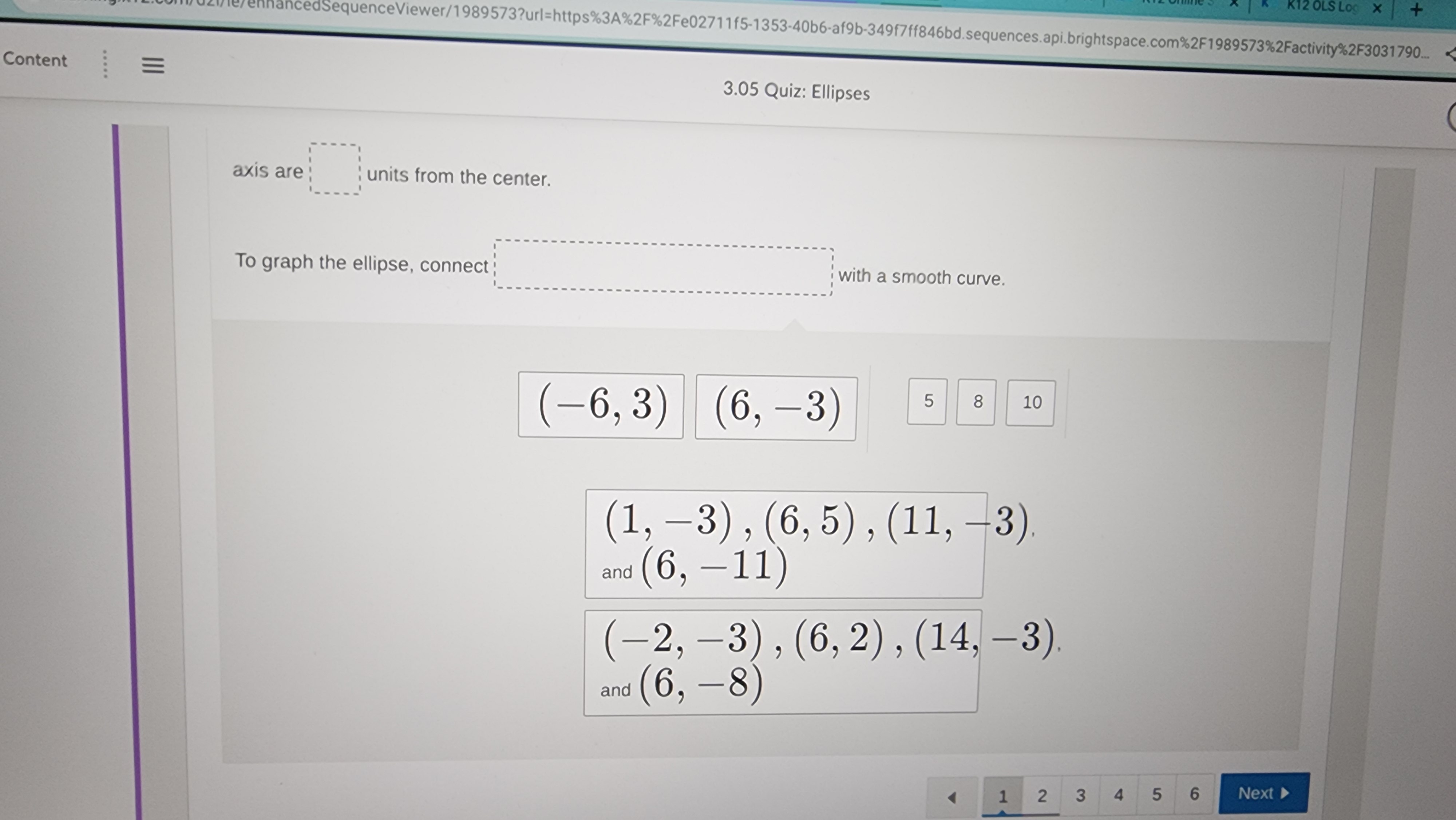 - 6) 2 64 + ( y + 3 ) 2 25