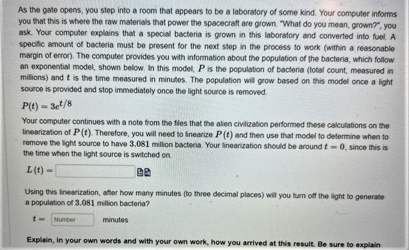 to be a laboratory of some kind. Your computer informs you that