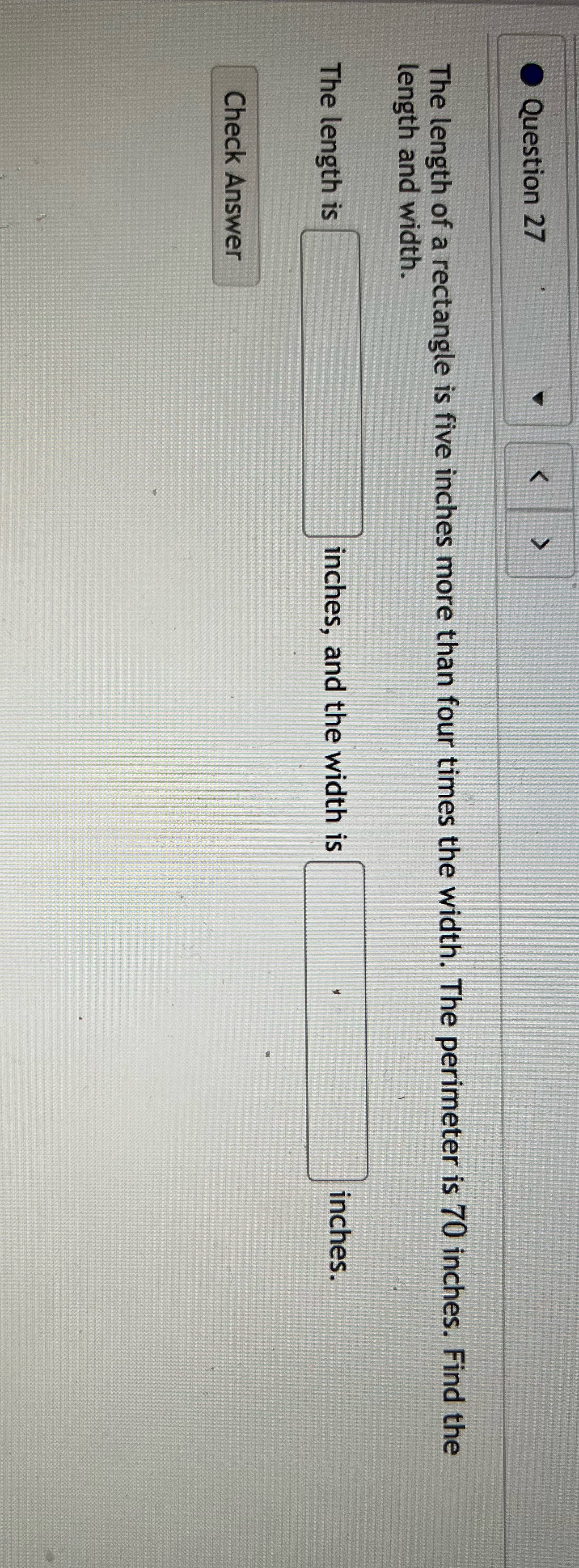  Please help, I'll upvote your work :) Question 27 The length