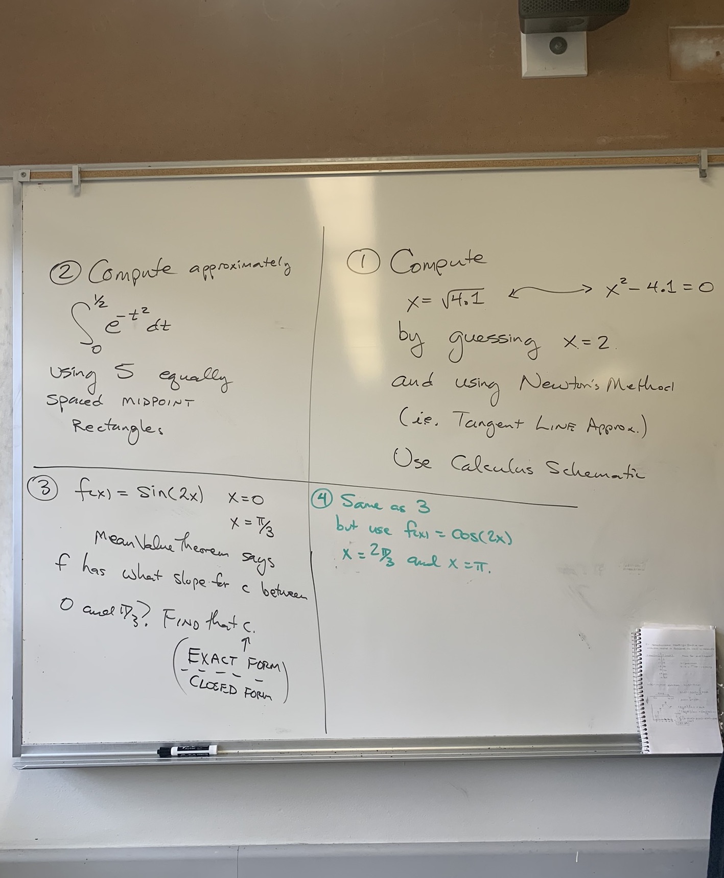 1 Compute 2 Compute approximately X - 4.1 = 0 X