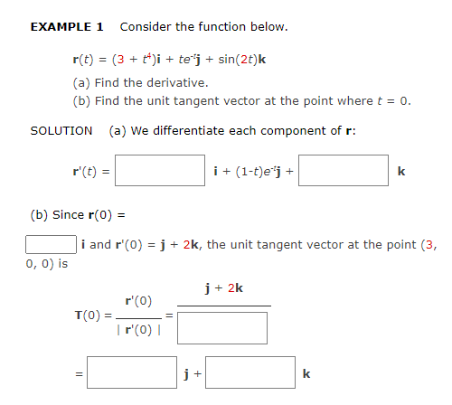 = Video Example ()) + 25sin(t) = , the curve must lie