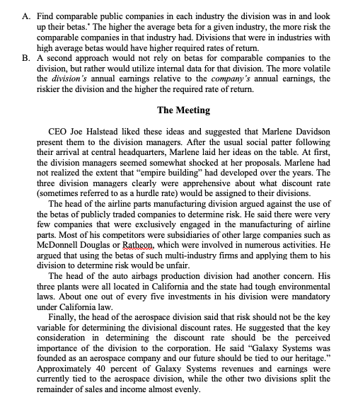 managers of When she discussed this approach Galaxy systems, Inc. entered the