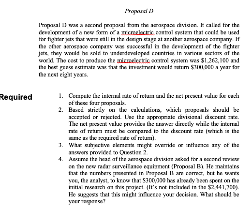 a CPA who had spent seven and, therefore, higher risk projects should