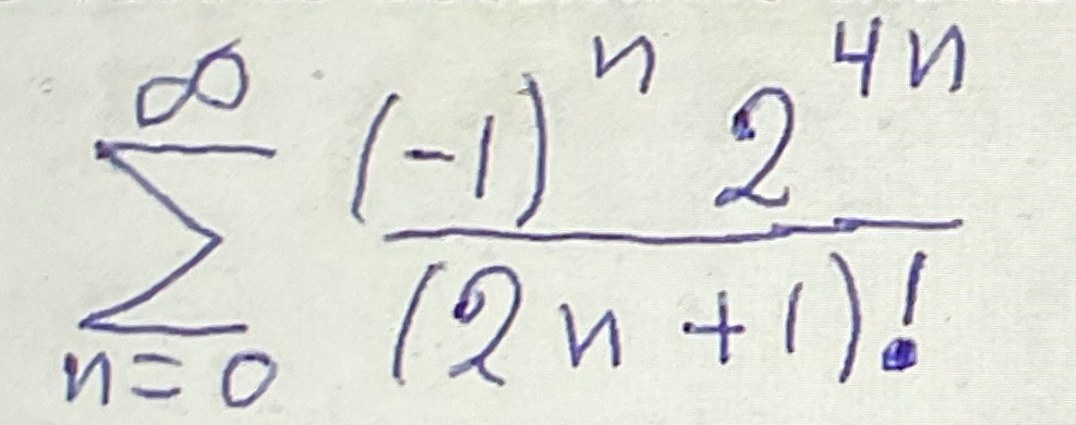 Use the Ratio Test to determine the convergence or divergence of