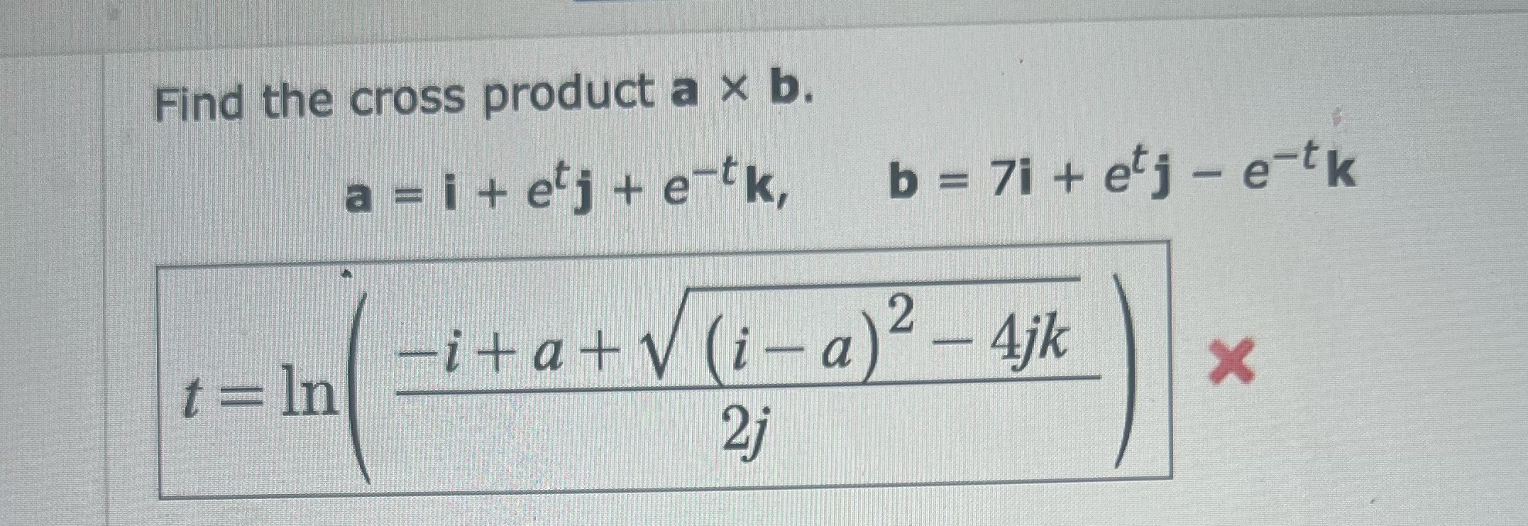 = itej + ertk, b = 71 + etj - e-tk 4jk