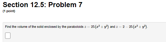 f(z, 3, 2) dV as an iterated integral in six different ways,
