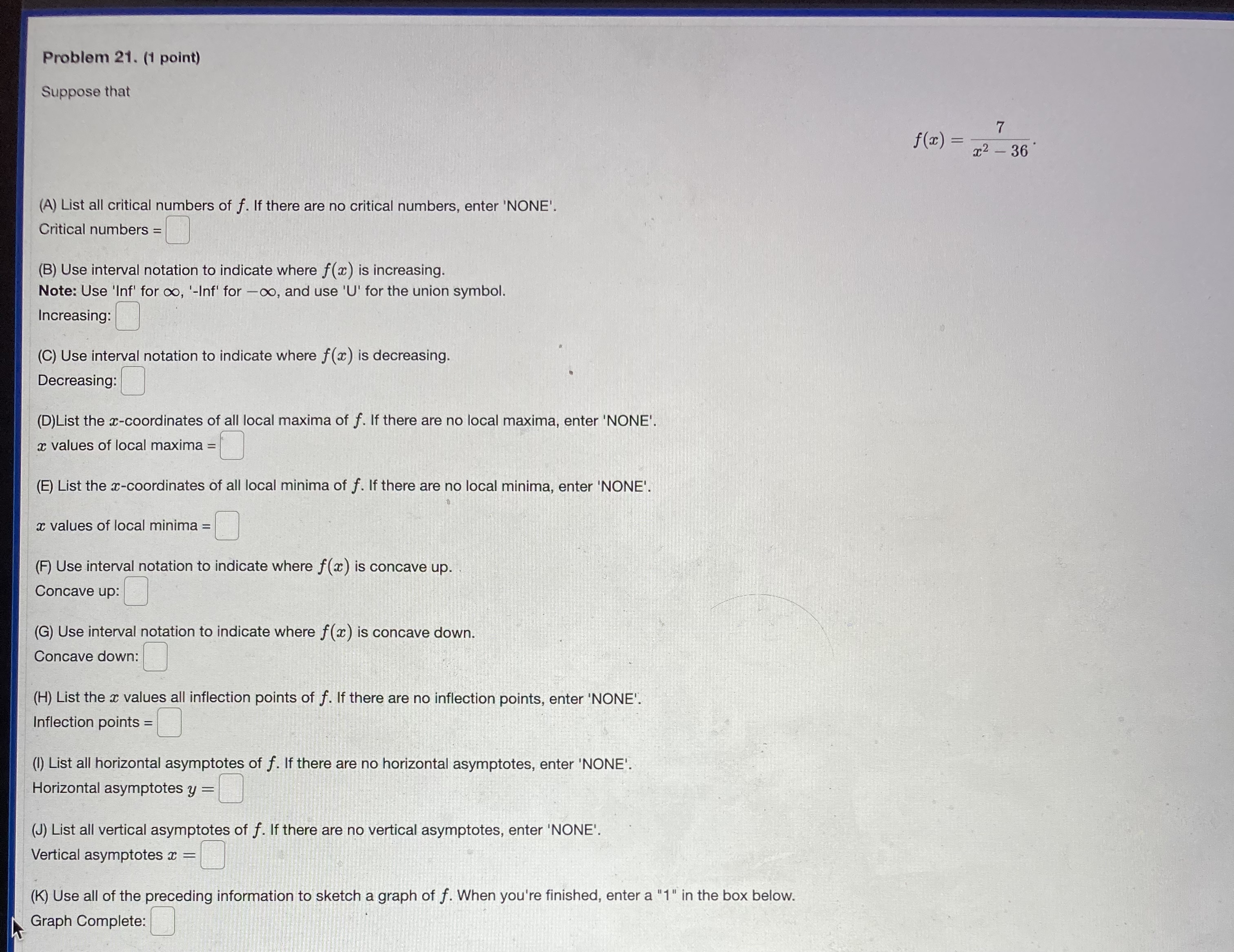 Estimate =] (C) Repeat part (A) using midpoints. Estimate = Note: You