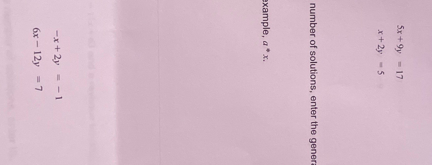 Solve the system of equations by any method please solve both