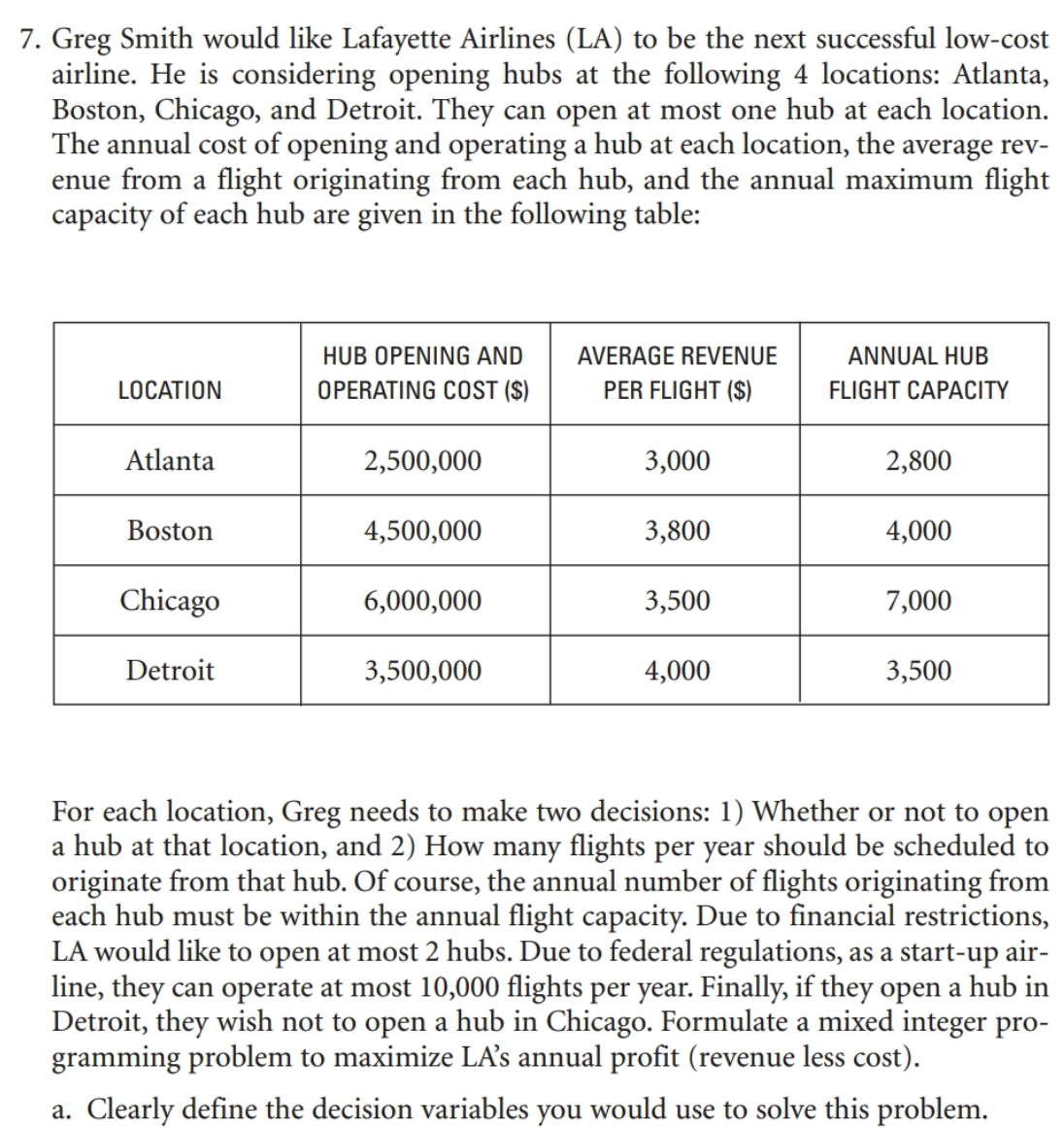 for the optimal solution and optimal vale. All answer should be in