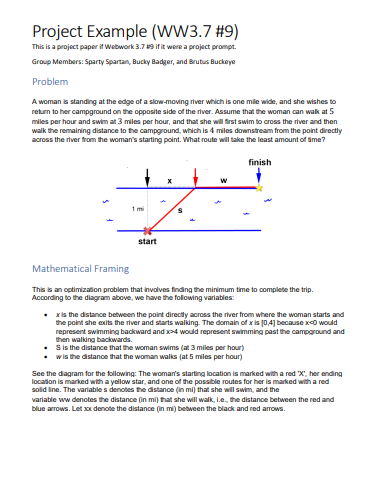 (WW3.7 #9) This is a project paper if Webwork 3.7 89 if