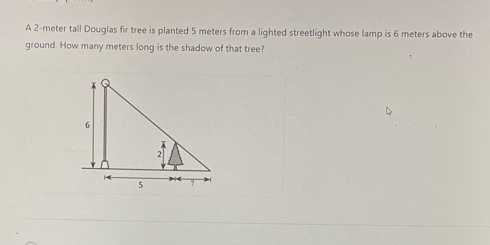 Can you please explain how you got the answer A 2-meter
