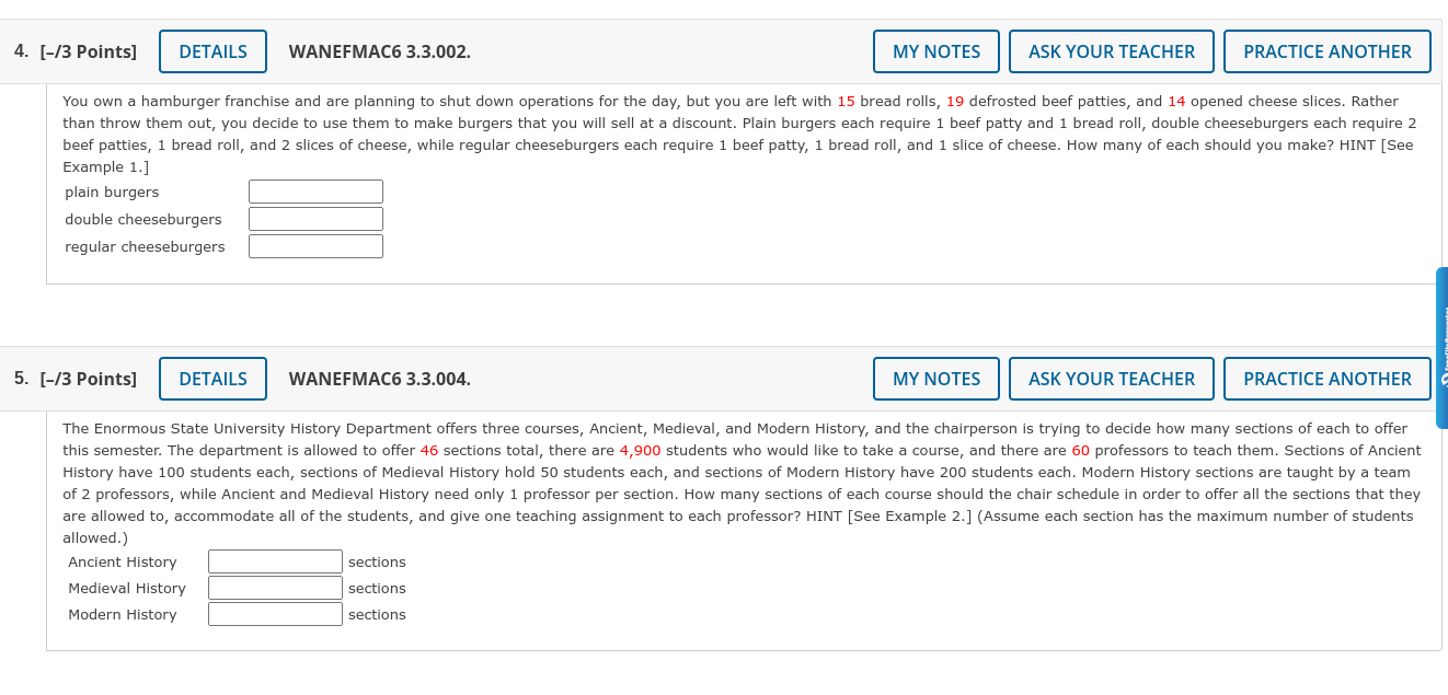 Mocha go 1 egg and 3 cups of cream. You have in