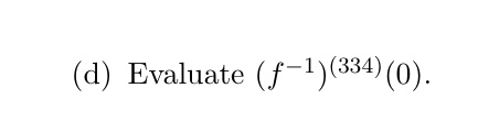 the function is analytic then its inverse can be explicitly computed as
