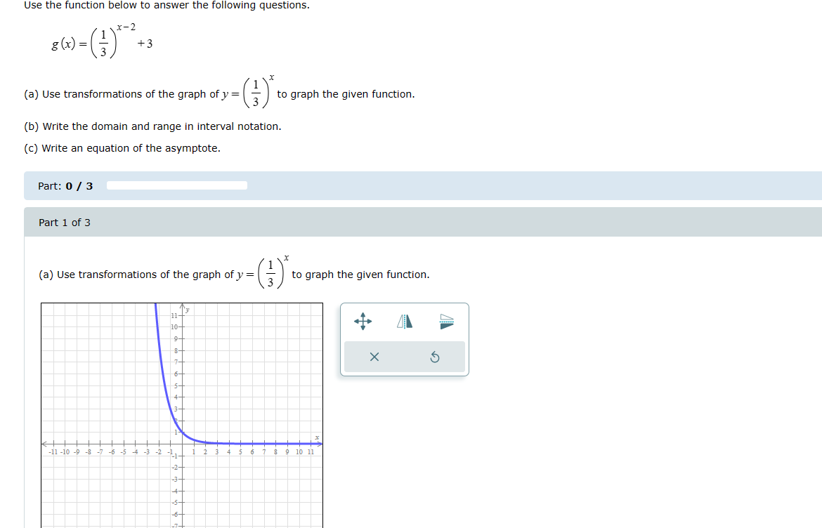 = e (a) Use transformations of the graph ofy = eJr to