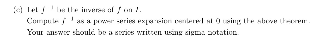 f be an analytic function on I. Fiat a E I and