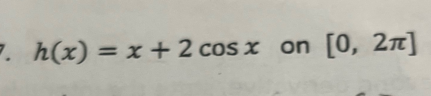  Take the first derivative, find the critical values, State the intervals