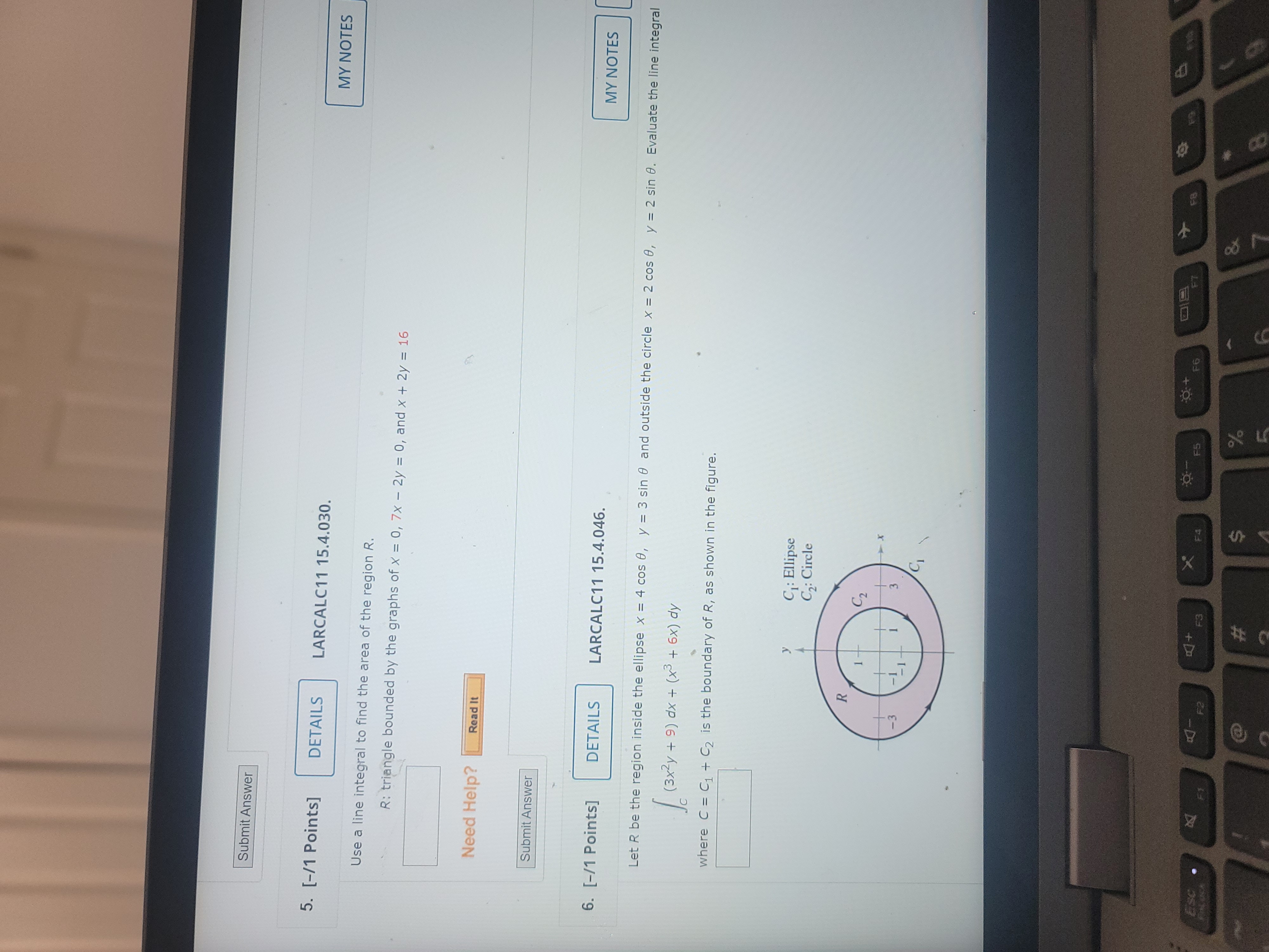 aM ax- dy dA = R Need Help? Read It Watch It