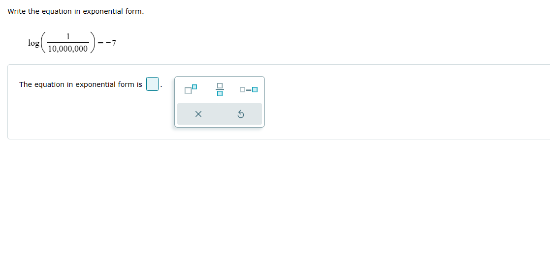 an asymptote. Then click on the graph icon. Ty 8- 6- 5-