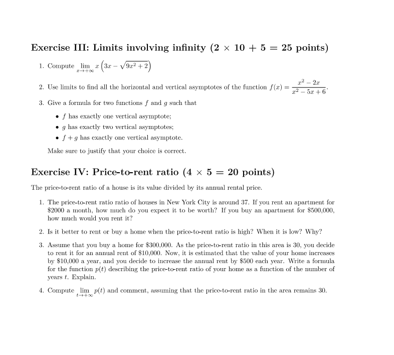 Module 2 for similar exercises 1. At which points is the function