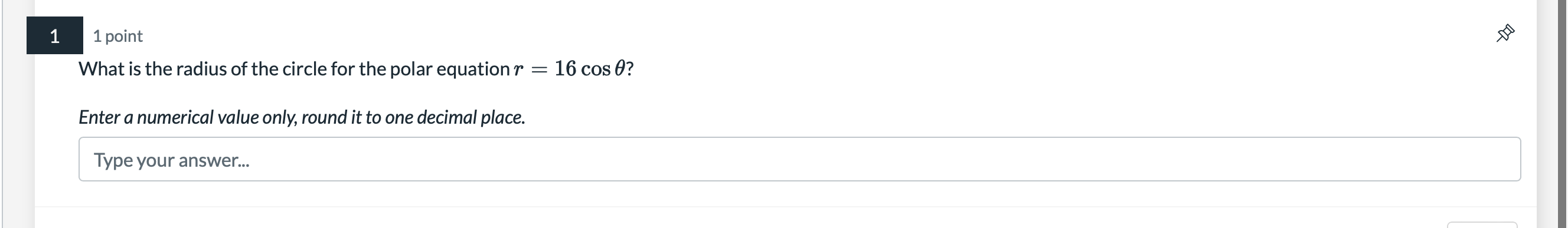  Hello I need help with these math problems1. 1 point What