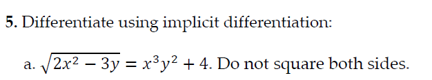 2 + 4. Do not square both sides.
