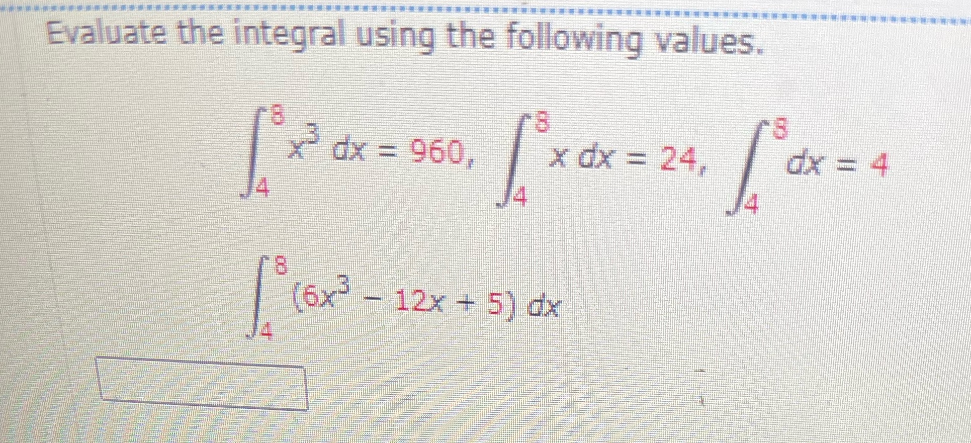 = 960, x dx = 24, dx = 4 14 8 (6x