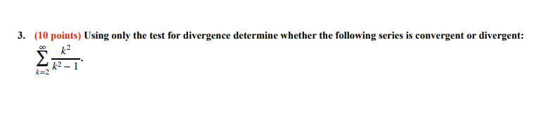 the following series is convergent or divergent: 00 12 - 1
