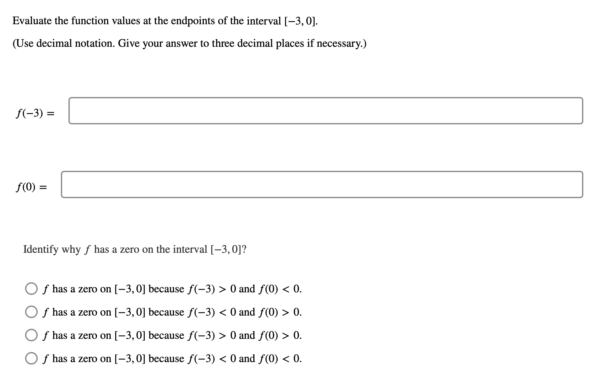 and use 95 to indicate an empty set. interval: Verify that the