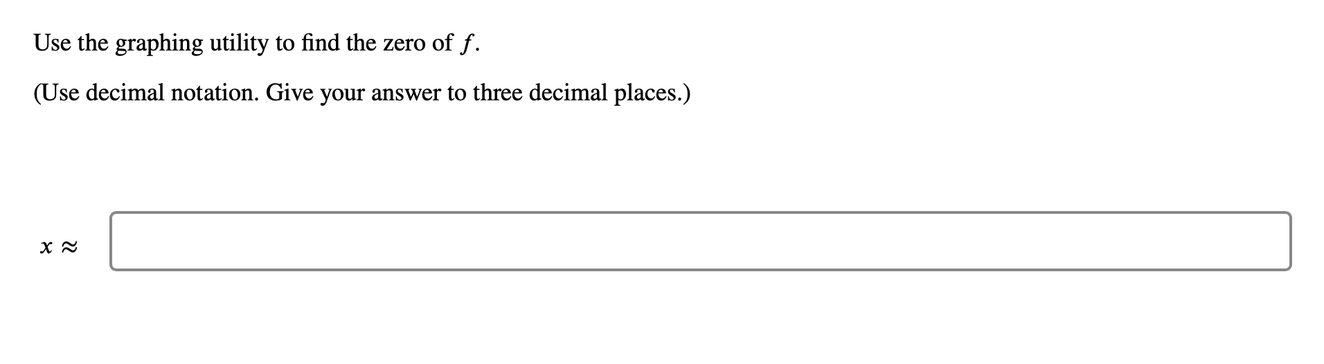 function f (x) = x3 x + 7 has a zero in
