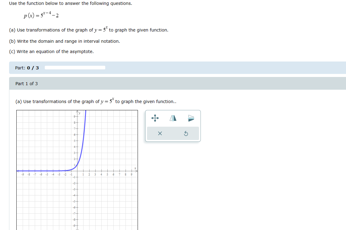 Use the function below to answer the following questions. p (x)