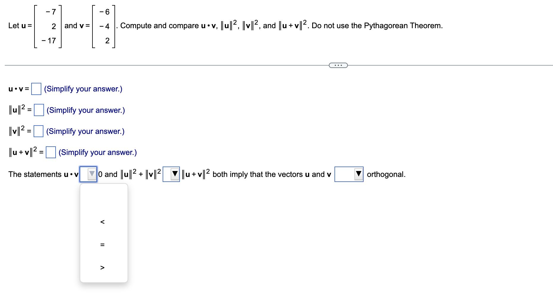 (Type an exact answer.) - 7.5 - 5.3 0.3 - 3 -4