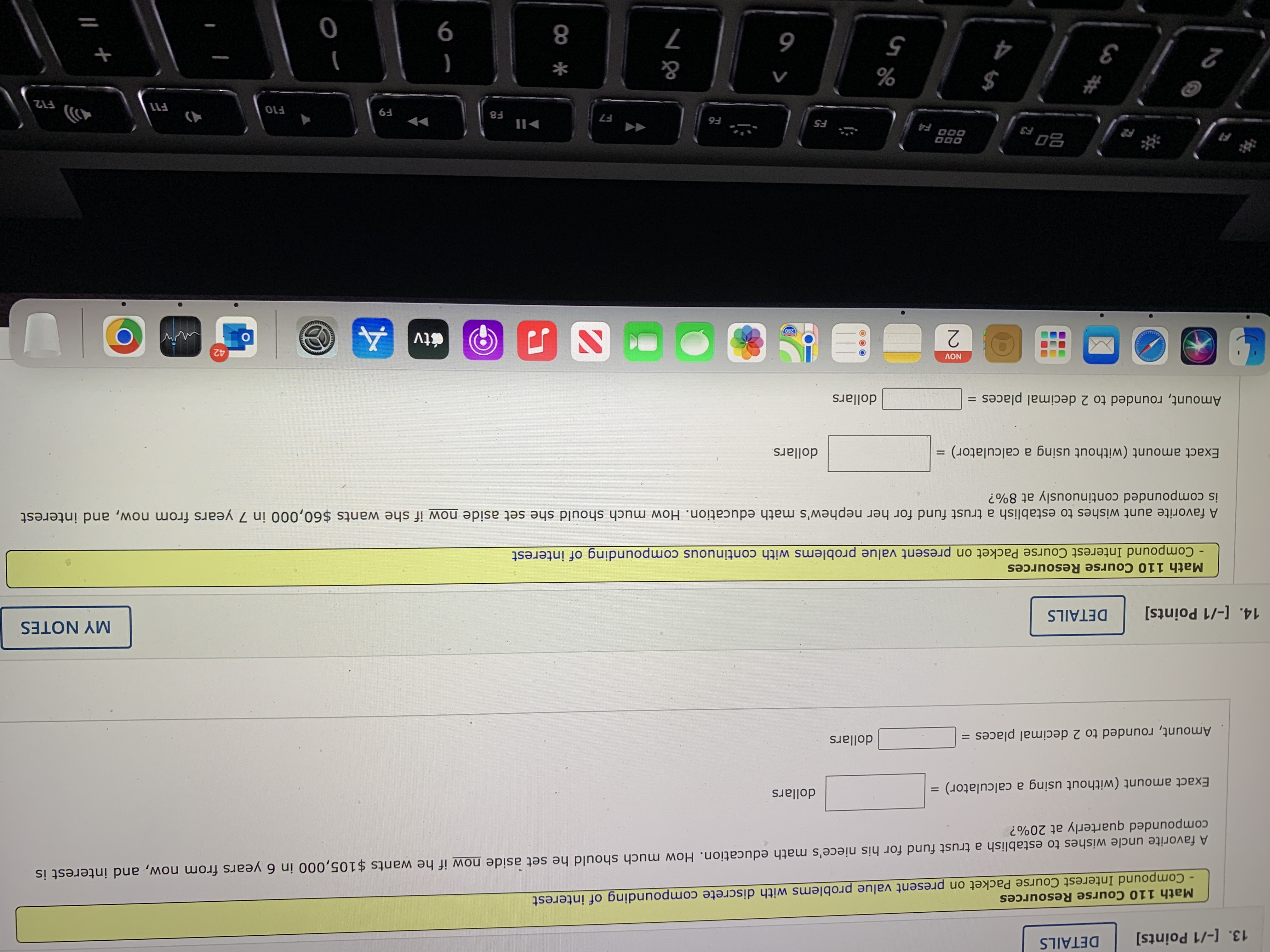 Course Packet on the effective rate of interest Find the effective interest