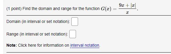 3. (go f) (x) = 4. What is the domain of go