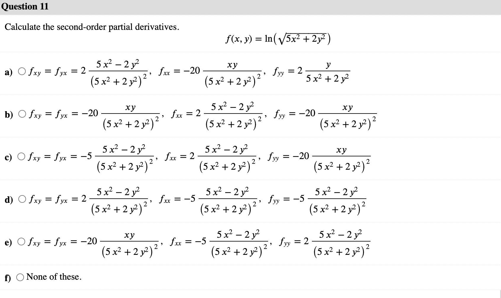 ) fix = -20 fxx=2 = -20 = -20 = _ 20