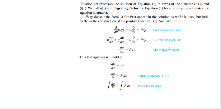 solve: the firstorder linear differential equations. The solution method and its justification