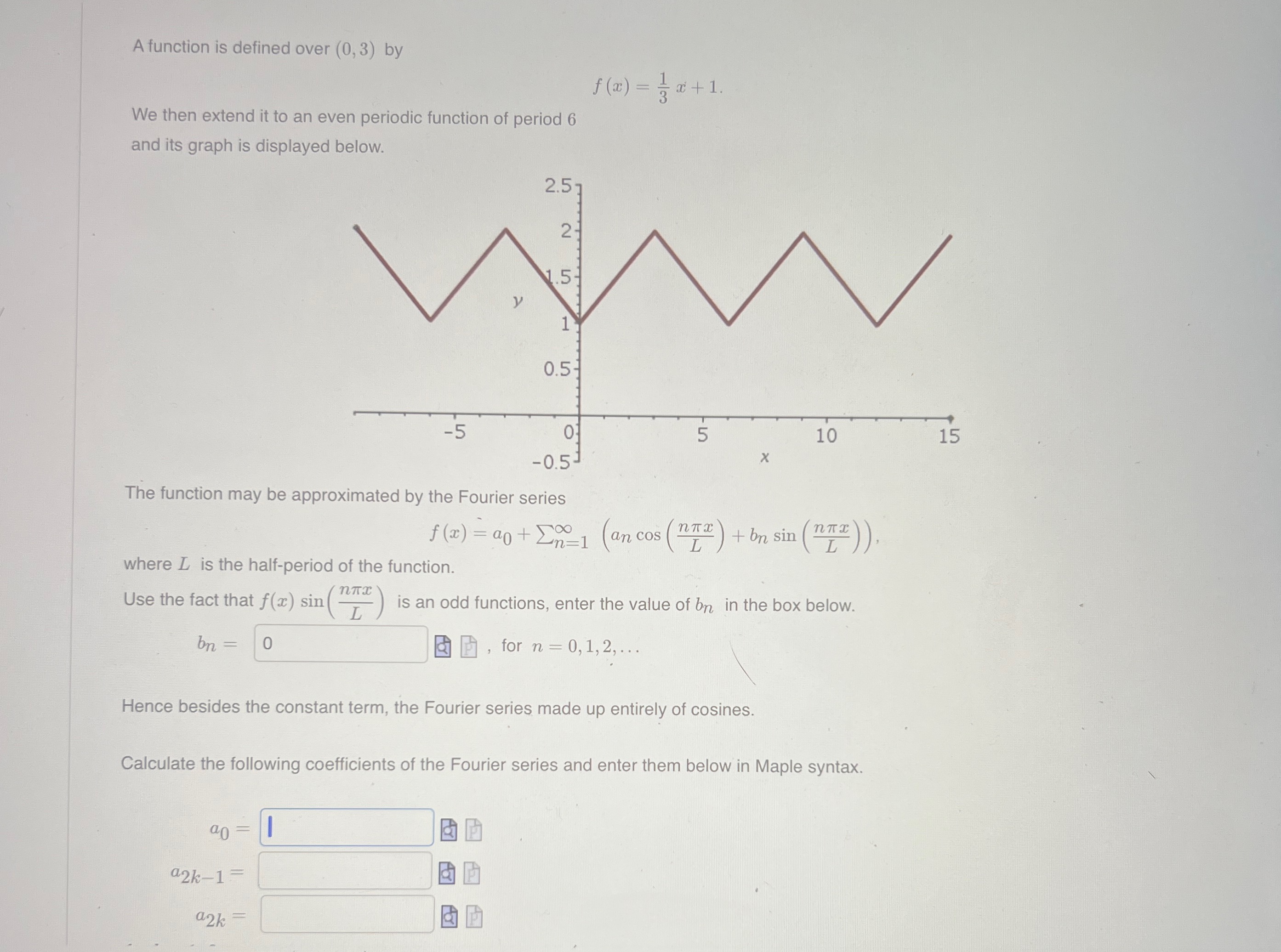 f (20 ) = = *+1. We then extend it to an
