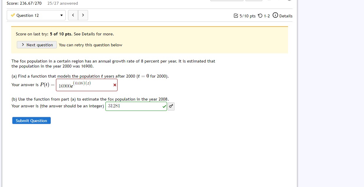 of 8 mg. What was the initial mass (in my] of the