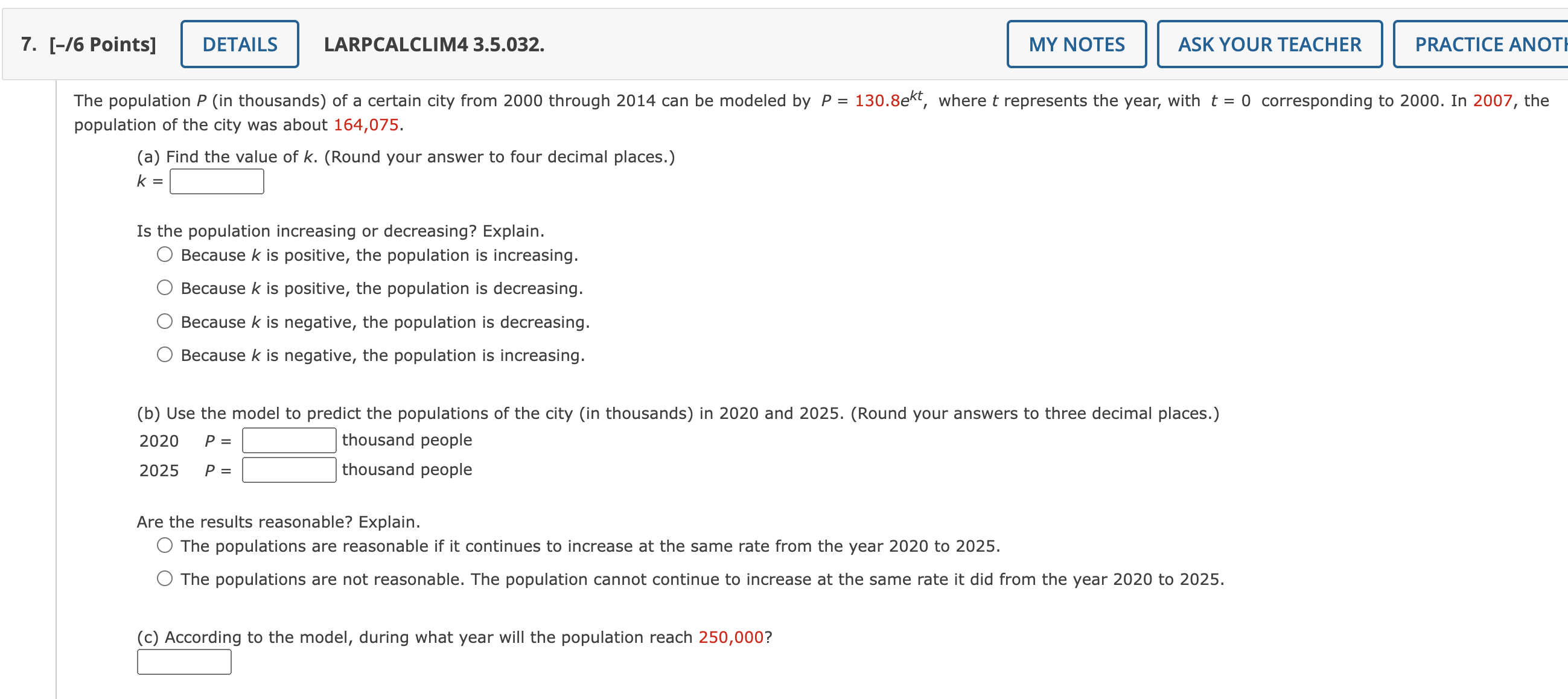 equation in logarithmic form. e -8X = 1 5 O In (5)