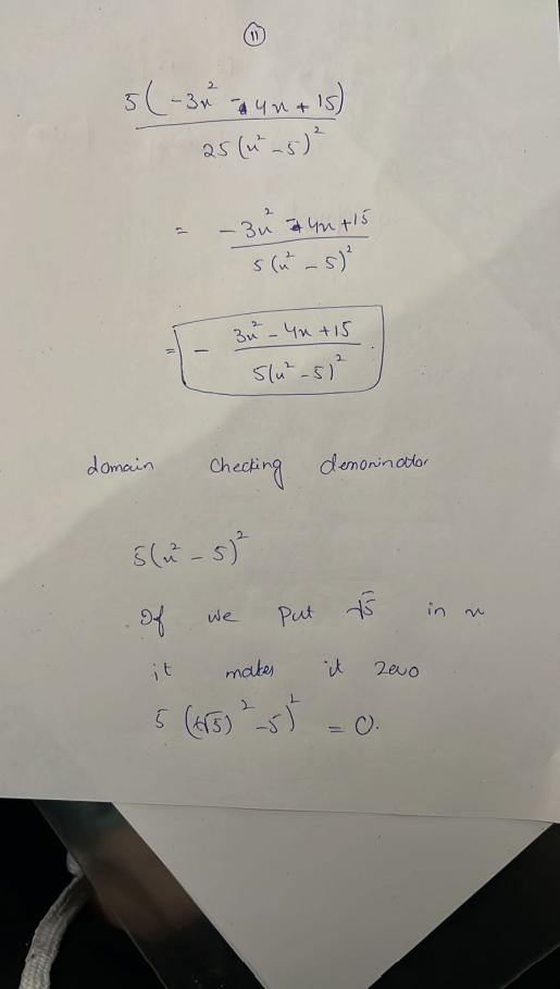 derivative. f (w) = Fu _ 2u = 7.2 n - 2Puting