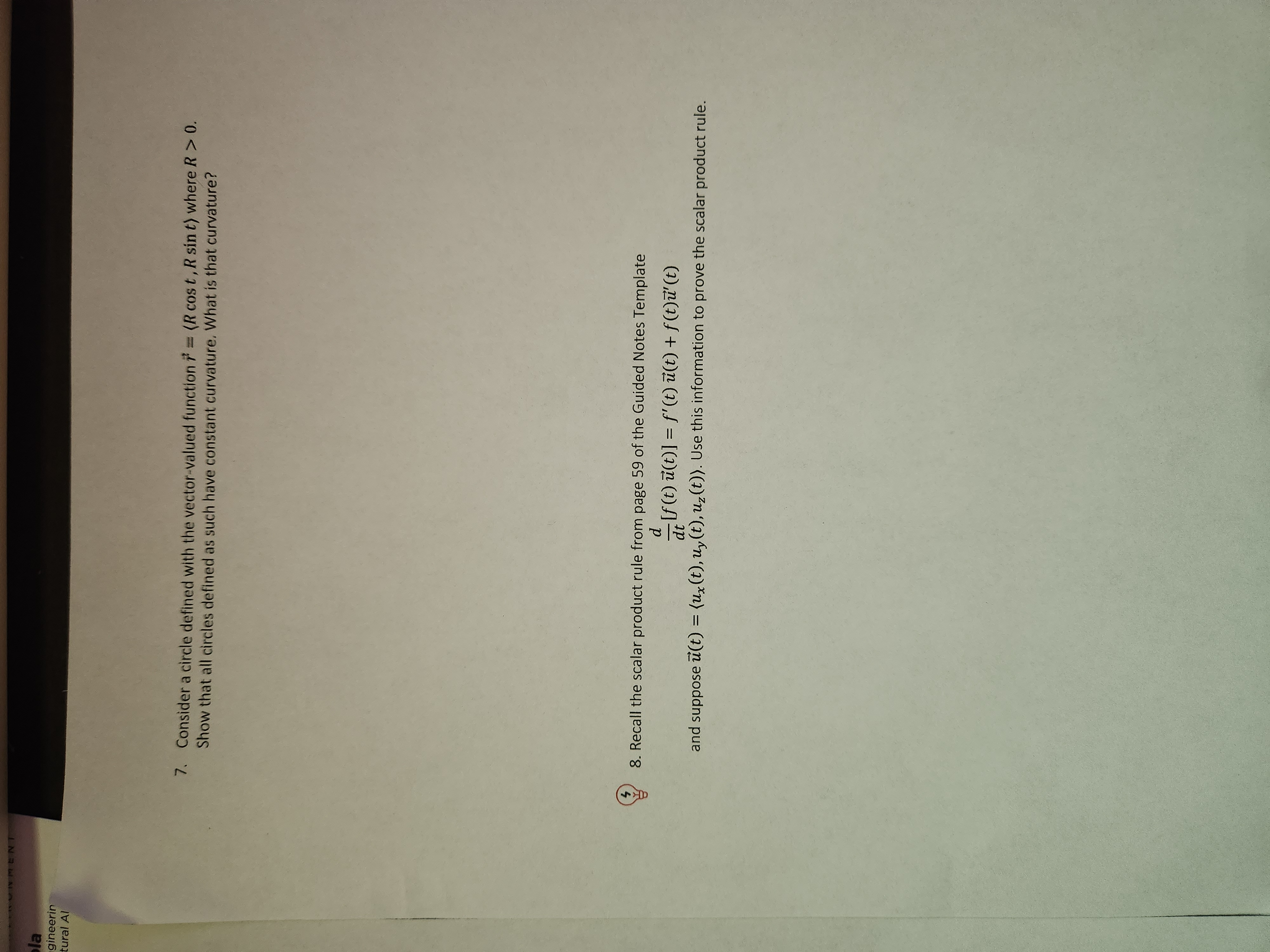 below r'(t) = 2ti + 2 cos(t) / + 2 sin(t) k