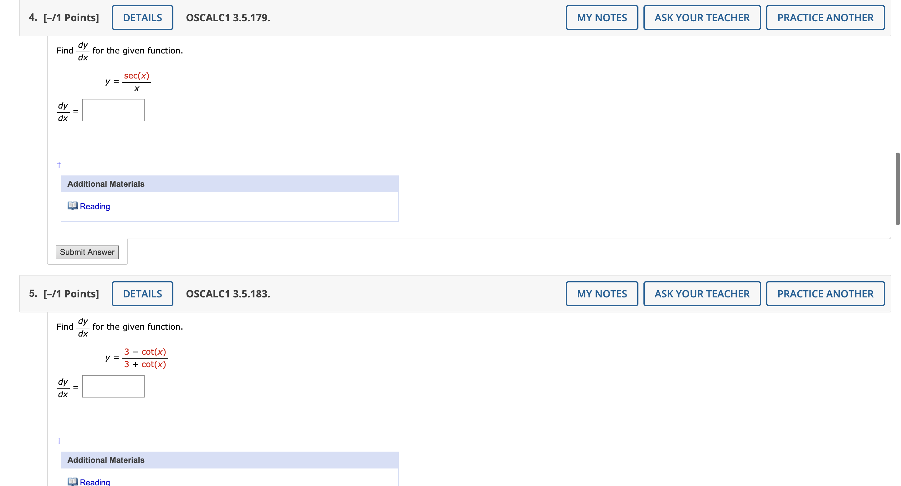  Could someone please explain in paper please. 4. [-/1 Points] DETAILS